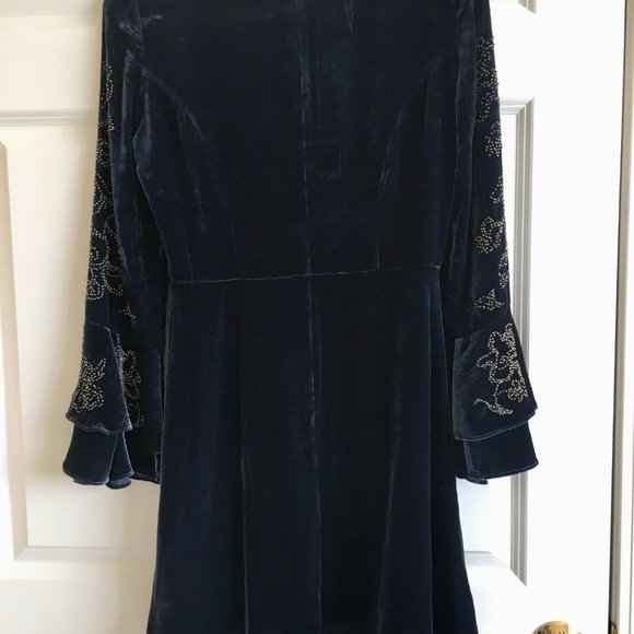 Parker Donatella Velvet Dress in Eclipse 2 - Picture 6 of 7